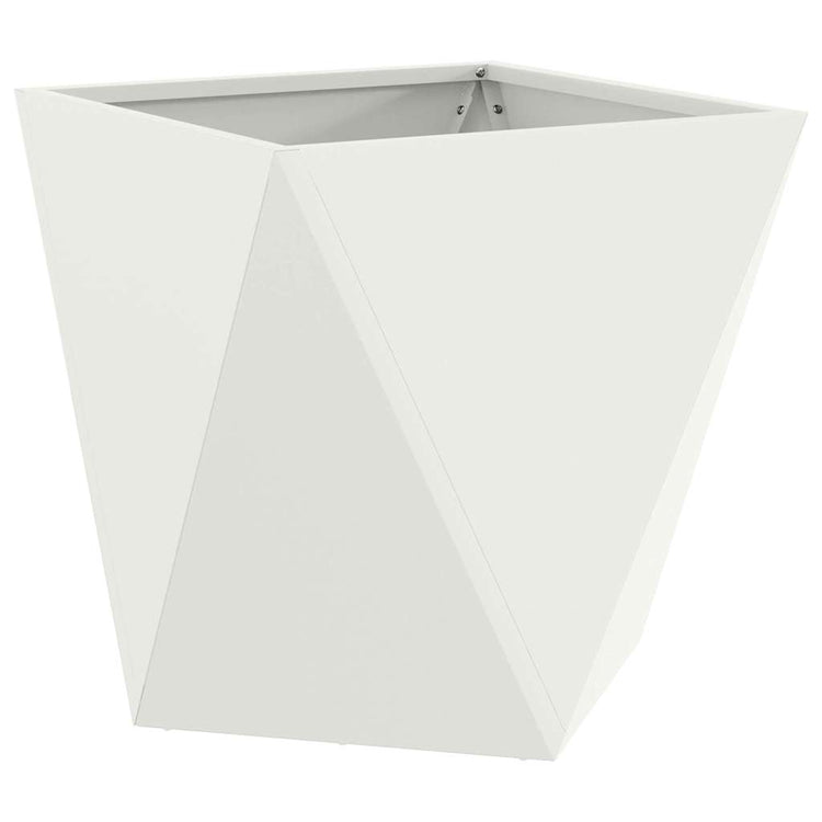 Vidaxx jardinière blanc 50 x 50 x 50 cm acier