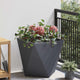 Vidaxl jardinière anthracite 50 x 50 x 50 cm acier