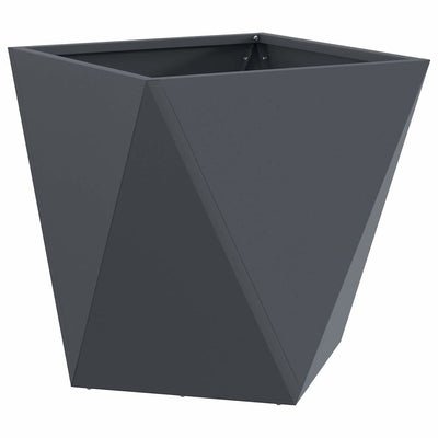 Vidaxl jardinière anthracite 50 x 50 x 50 cm acier