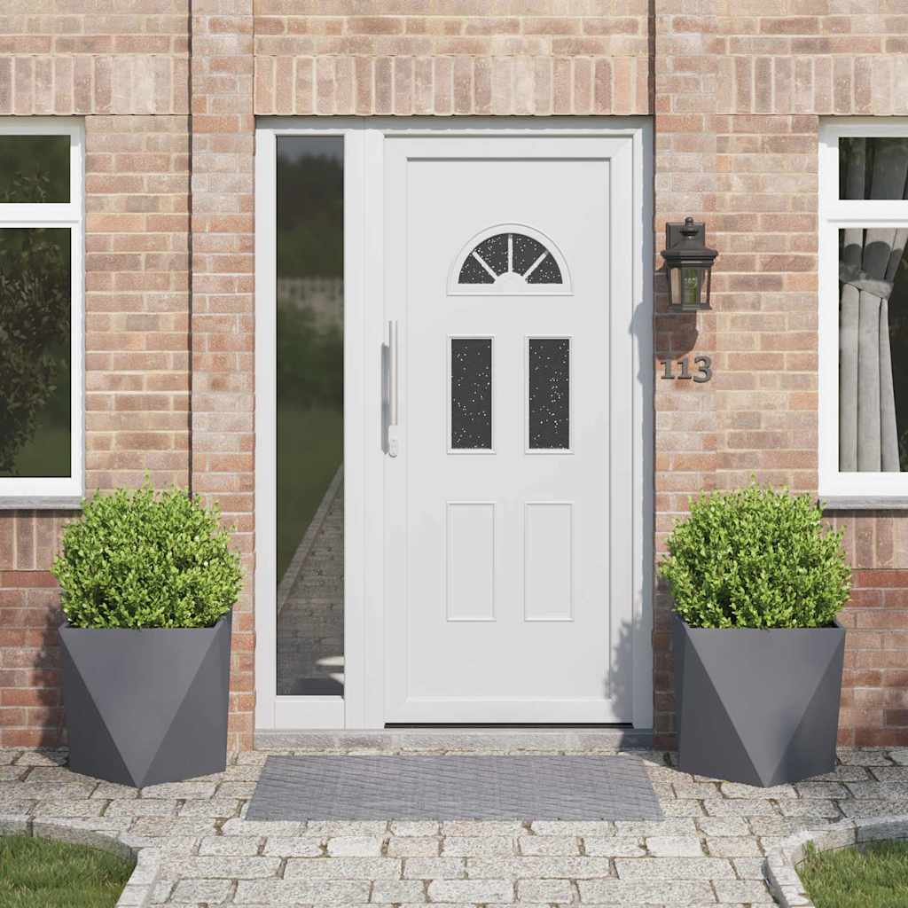 Vidaxl jardinière 2 pcs anthracite 50 x 50 x 50 cm acier
