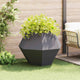 Vidaxx jardinière noir 100 x 100 x 80 cm acier