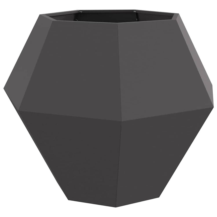 Vidaxx jardinière noir 100 x 100 x 80 cm acier