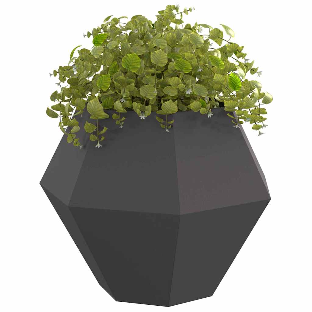 Vidaxx jardinière noir 100 x 100 x 80 cm acier