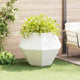Vidaxx jardinière blanc 100 x 100 x 80 cm acier