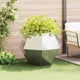 Vidaxx jardinière argent 100 x 100 x 80 cm acier inoxydable