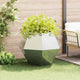 Vidaxx jardinière argent 100 x 100 x 80 cm en acier galvanisé