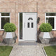 Vidaxx jardinière 2 pcs argent 100 x 100 x 80 cm acier galvanisé