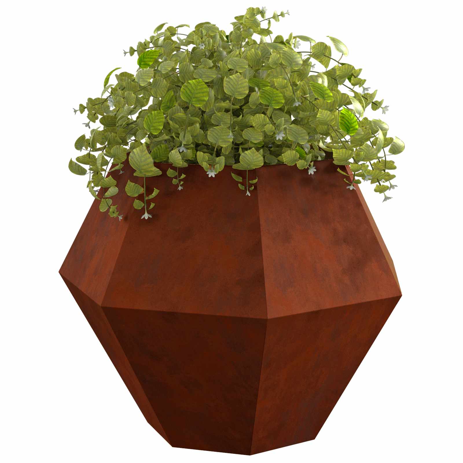 Vidaxx jardinière rouillé 100 x 100 x 80 cm acier corten
