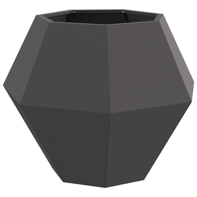 Vidaxx jardinière noir 75 x 75 x 60 cm acier