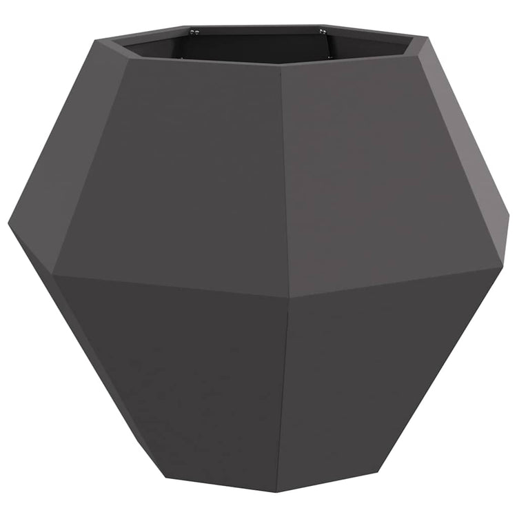 Vidaxx jardinière noir 75 x 75 x 60 cm acier