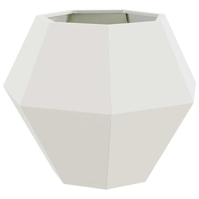 Vidaxx jardinière blanc 75 x 75 x 60 cm acier