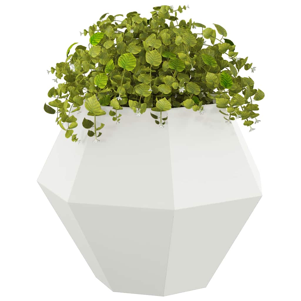 Vidaxx jardinière blanc 75 x 75 x 60 cm acier