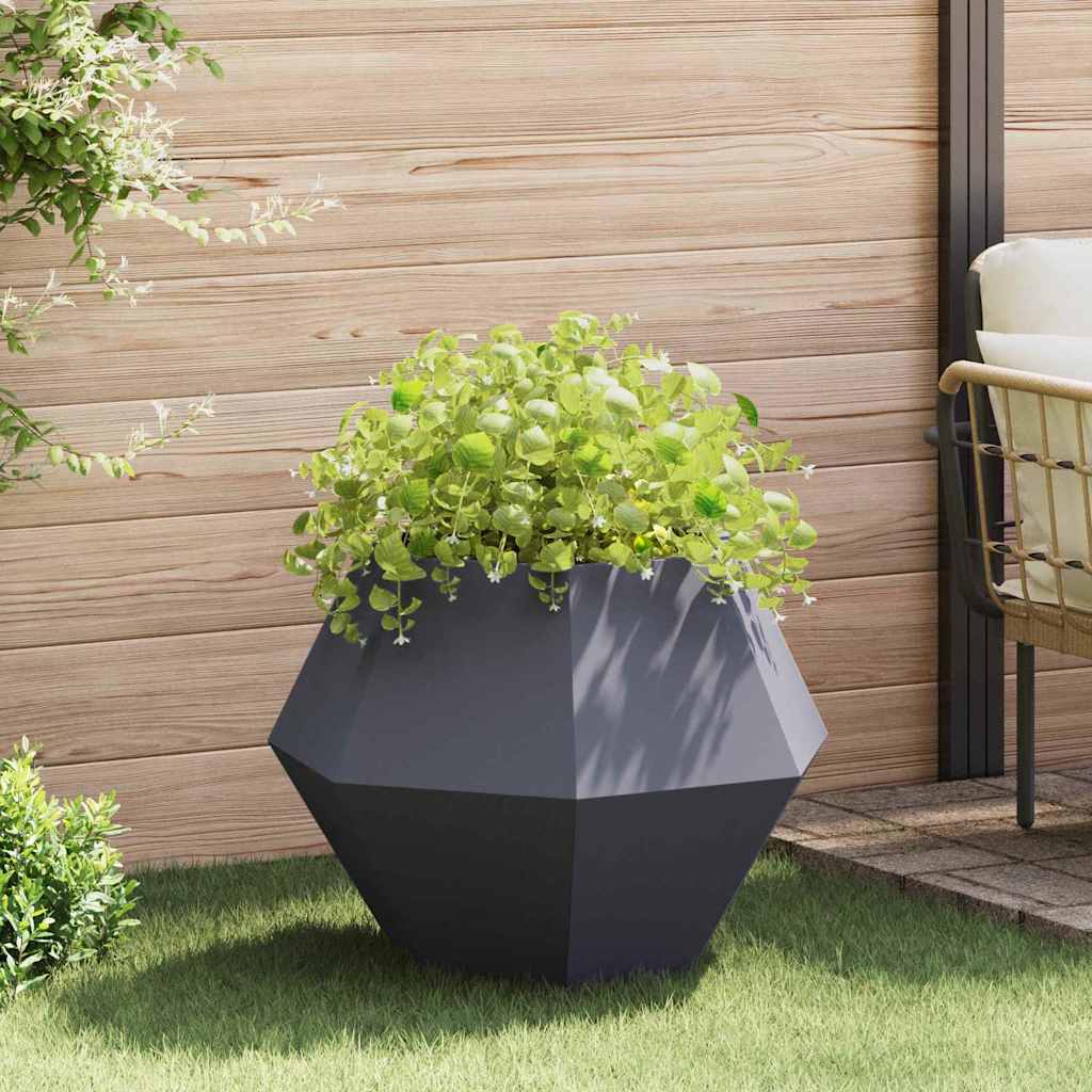 Vidaxl jardinière anthracite 75 x 75 x 60 cm acier