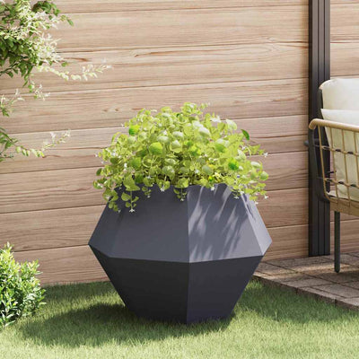 Vidaxl jardinière anthracite 75 x 75 x 60 cm acier
