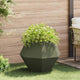 Vidaxx jardinière vert olive 75 x 75 x 60 cm acier