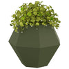 Vidaxx jardinière vert olive 75 x 75 x 60 cm acier
