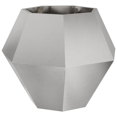 Vidaxx jardinière argent 75 x 75 x 60 cm acier inoxydable