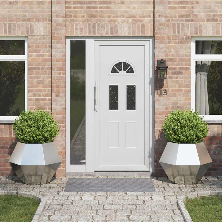 Vidaxx jardinière 2 pcs argent 75 x 75 x 60 cm acier galvanisé