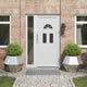 Vidaxx jardinière 2 pcs argent 75 x 75 x 60 cm acier galvanisé