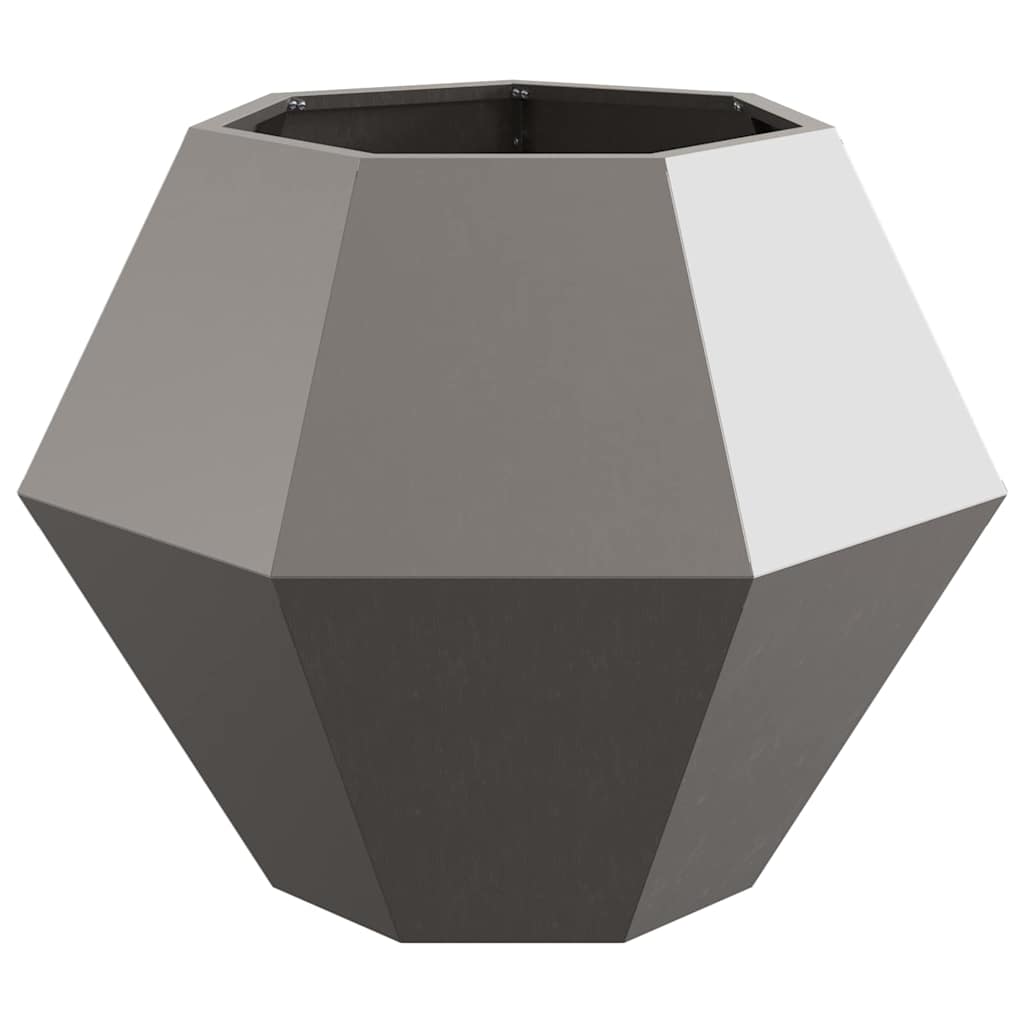 Vidaxl jardinière rouillé 75 x 75 x 60 cm acier corten