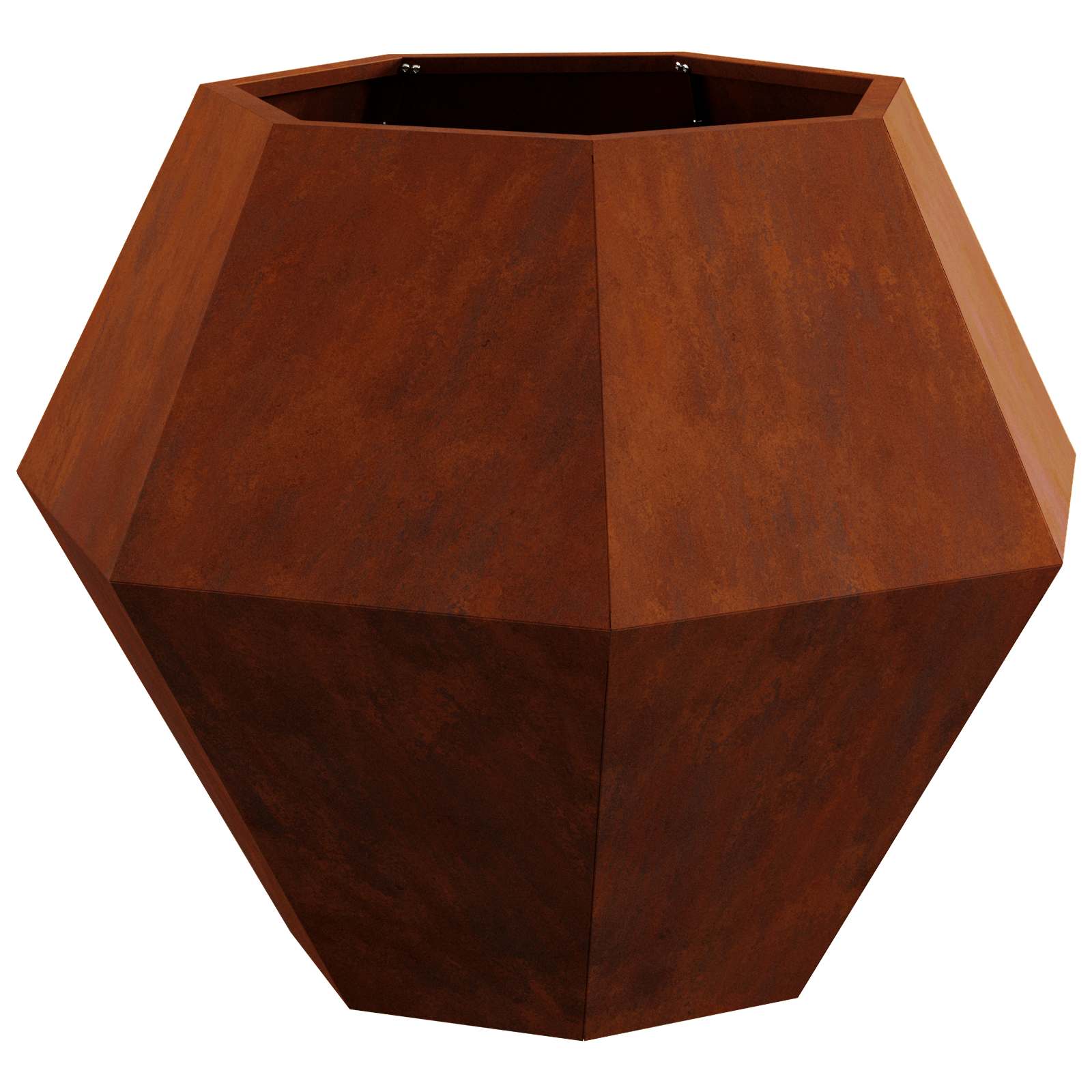 Vidaxl jardinière rouillé 75 x 75 x 60 cm acier corten