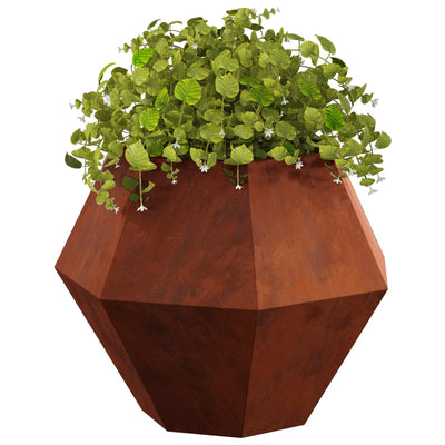 Vidaxl jardinière rouillé 75 x 75 x 60 cm acier corten