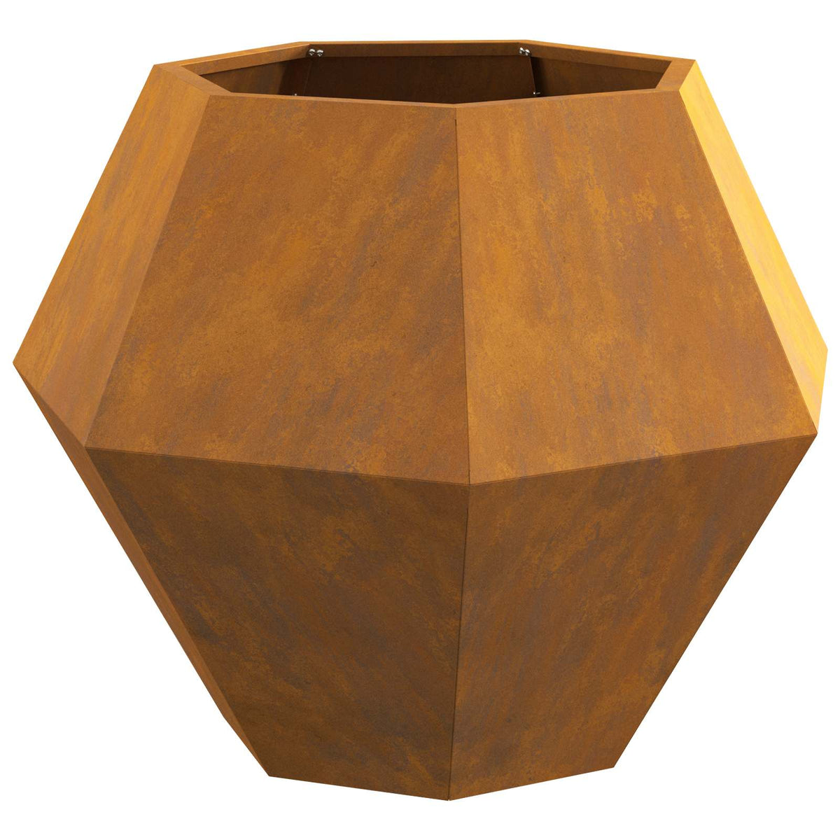 Vidaxl jardinière 2 pcs rouillé 75 x 75 x 60 cm acier corten