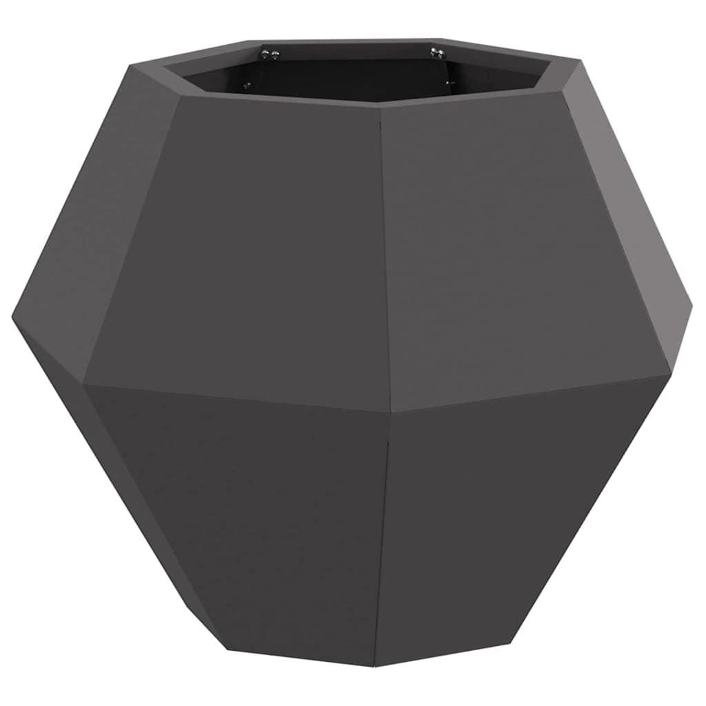 Vidaxx jardinière noir 50 x 50 x 40 cm acier