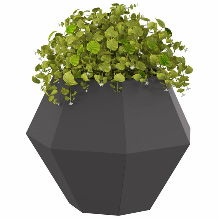 Vidaxx jardinière 2 pcs noir 50 x 50 x 40 cm acier