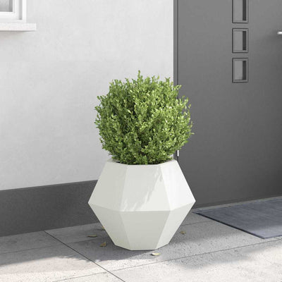 Vidaxx jardinière blanc 50 x 50 x 40 cm acier