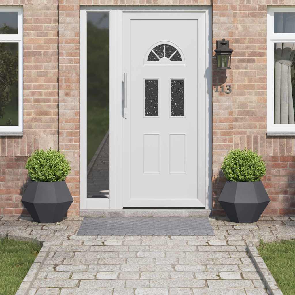 Vidaxl jardinière 2 pcs anthracite 50 x 50 x 40 cm acier