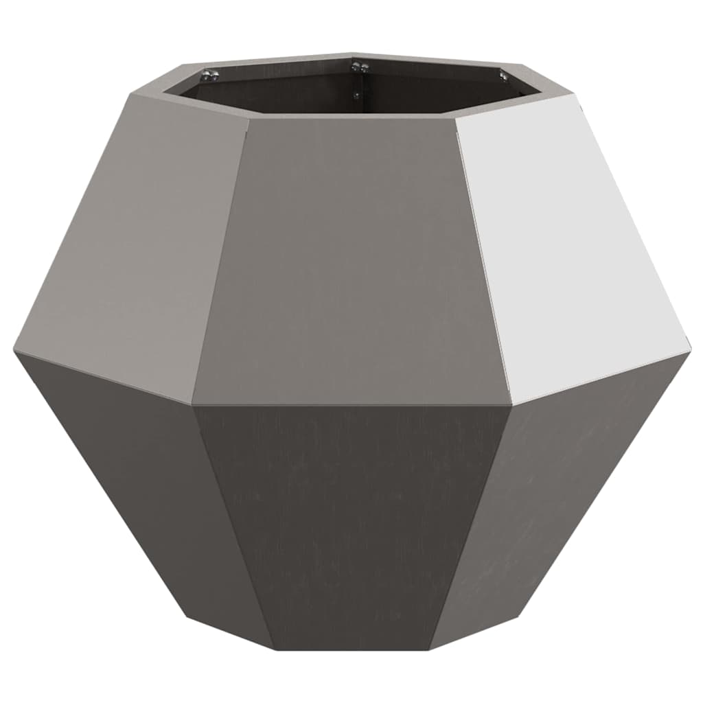 Vidaxl jardinière rouillé 50 x 50 x 40 cm acier corten