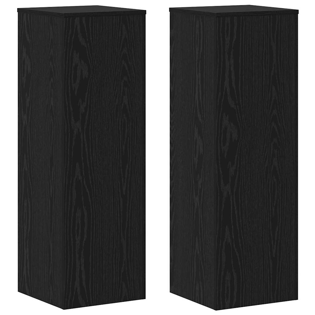 Vidaxx support pour plantes 2 pcs chêne noir 33 x 33 x 100 cm