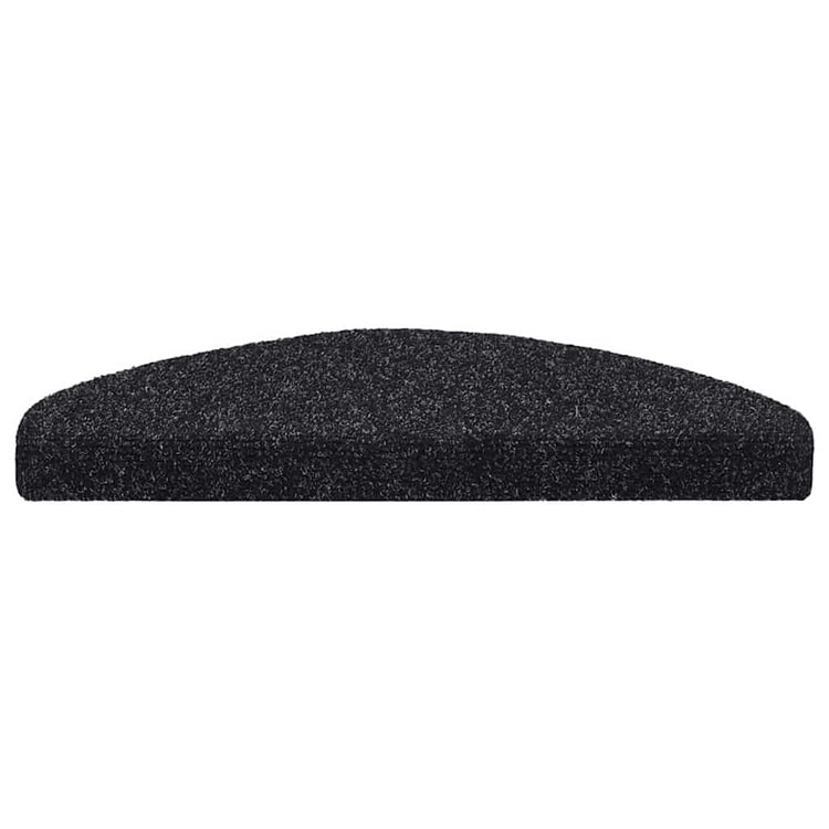 Vidaxx tapis d'escalier auto-adhésifs 20 pièces 65x21x4 cm noir semi-circulaire grand