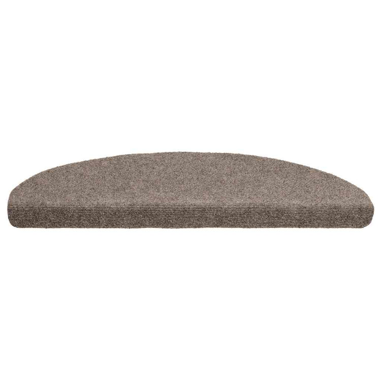 VidaXL tapis d'escalier auto-adhésifs 20 pièces 65x21x4 cm beige semi-circulaire grand