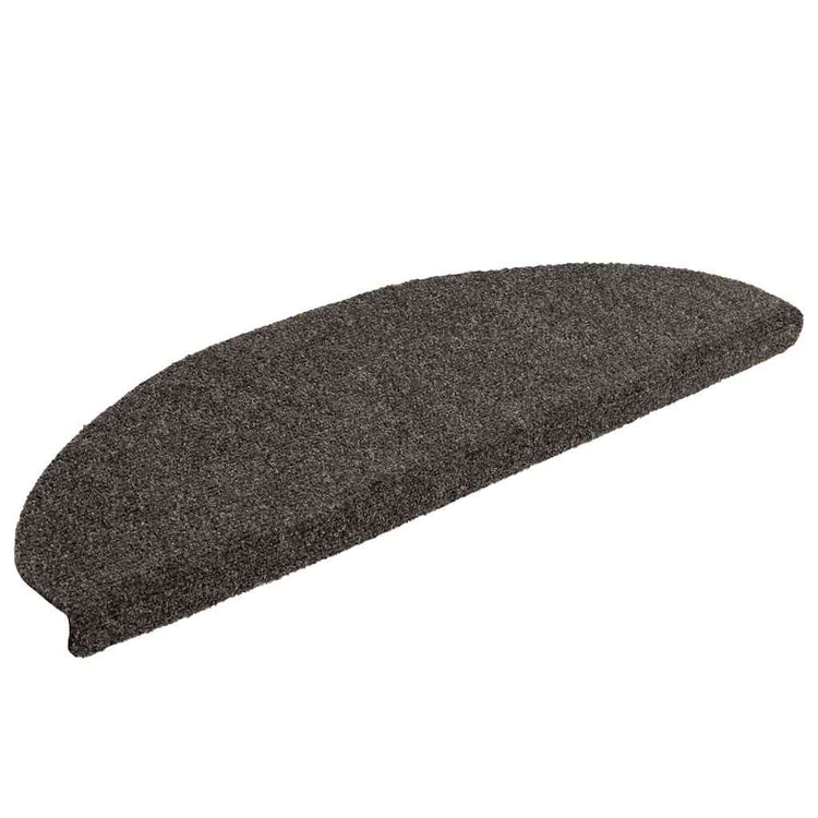 Vidaxx tapis d'escalier autocollants 30 pièces 65x21x4 cm anthracite semi-circulaire grand