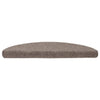 VidaXL tapis d'escalier auto-adhésifs 20 pièces 56x17x3 cm beige semi-circulaire
