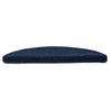VidaXL tapis d'escalier auto-adhésifs 20 pièces 56x17x3 cm bleu marine semi-circulaire