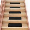 VidaXL tapis d'escalier auto-adhésifs 30 pièces 60x25 cm noir rectangulaire