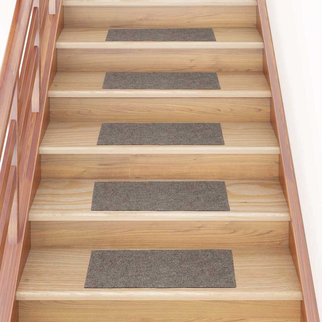 Vidaxx tapis d'escalier autocollants 30 pièces 60x25 cm beige rectangulaire