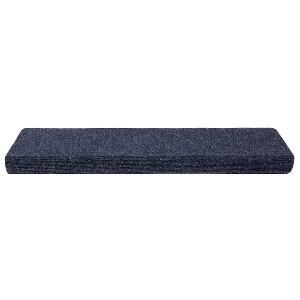 VidaXL tapis d'escalier auto-adhésifs 20 pièces 65x21x4 cm bord rectangulaire anthracite