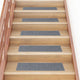 Vidaxx tapis d'escalier auto-adhésifs 30 pièces 76x20 cm gris clair rectangulaire
