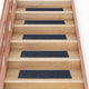 Vidaxx tapis d'escalier autocollants 30 pièces 76x20 cm gris bleu rectangulaire