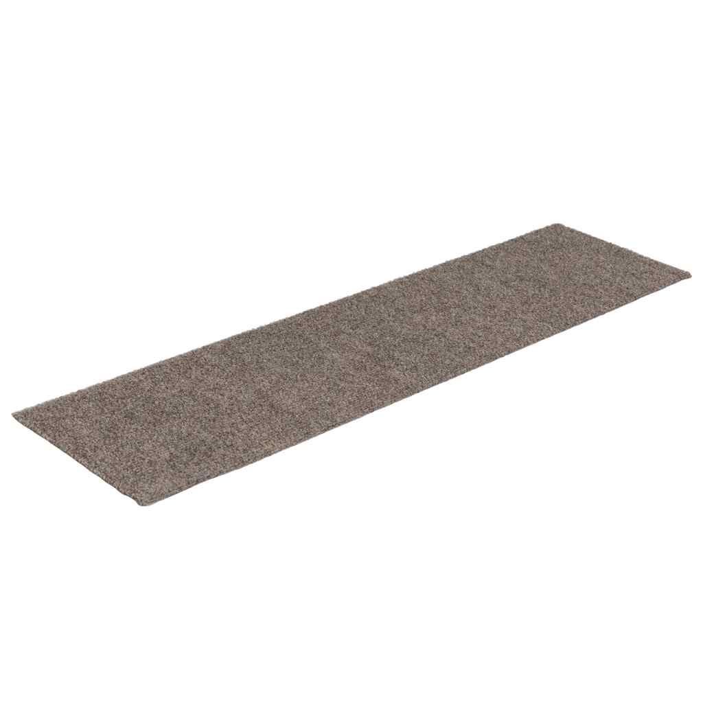 Vidaxx tapis d'escalier autocollants 30 pièces 76x20 cm beige rectangulaire