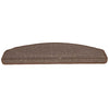 VidaXL tapis d'escalier 30 pcs 65x24x4 cm marron café semi-circulaire grand