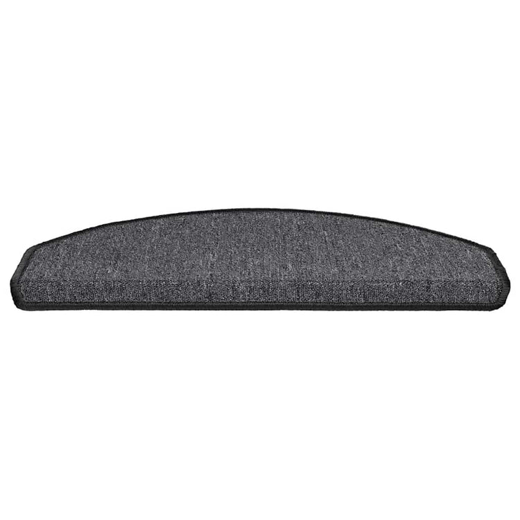 VidaXL tapis d'escalier 20 pcs 65x24x4 cm anthracite semi-circulaire grand
