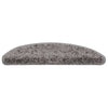 VidaXL tapis d'escalier 30 pcs 56x17x3 cm gris semi-circulaire