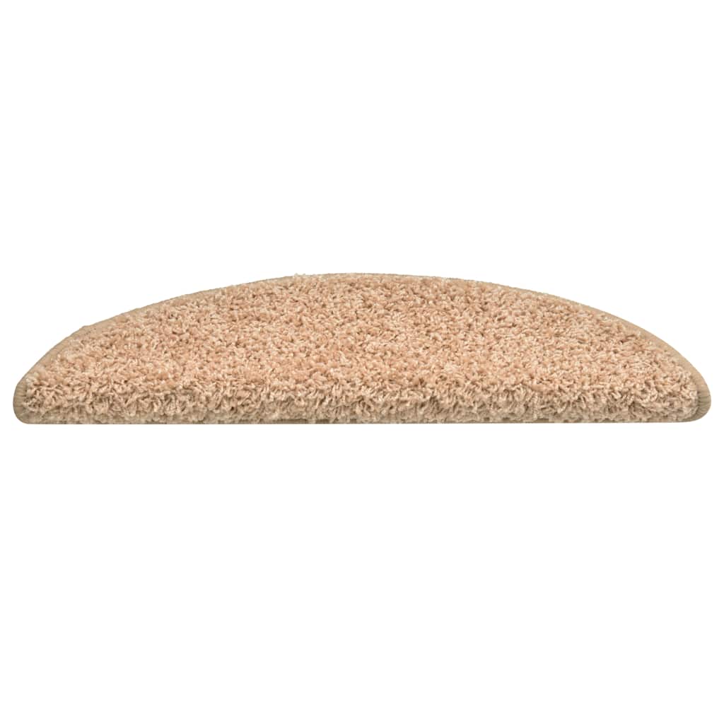 VidaXL tapis d'escalier 30 pièces 56x17x3 cm or semi-circulaire