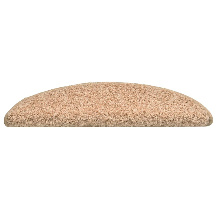 VidaXL tapis d'escalier 30 pièces 56x17x3 cm or semi-circulaire