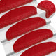 Vidaxx tapis d'escalier 30 pcs 65x21x4 cm rouge semi-circulaire grand
